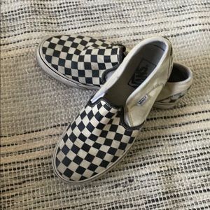 Vans checkered shoes